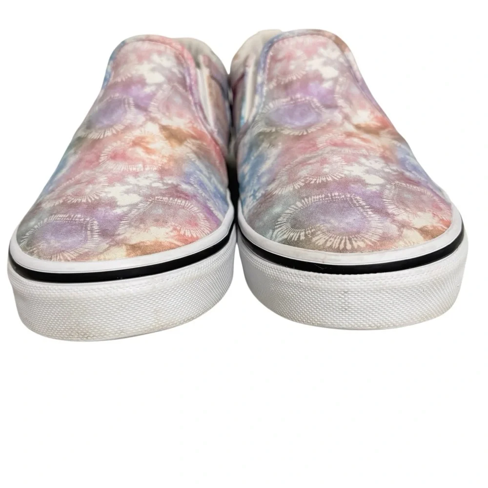 Vans Pastel Tie-Dye Slip-On Sneakers:  in fair to good‎ condition - Size 6 - S7